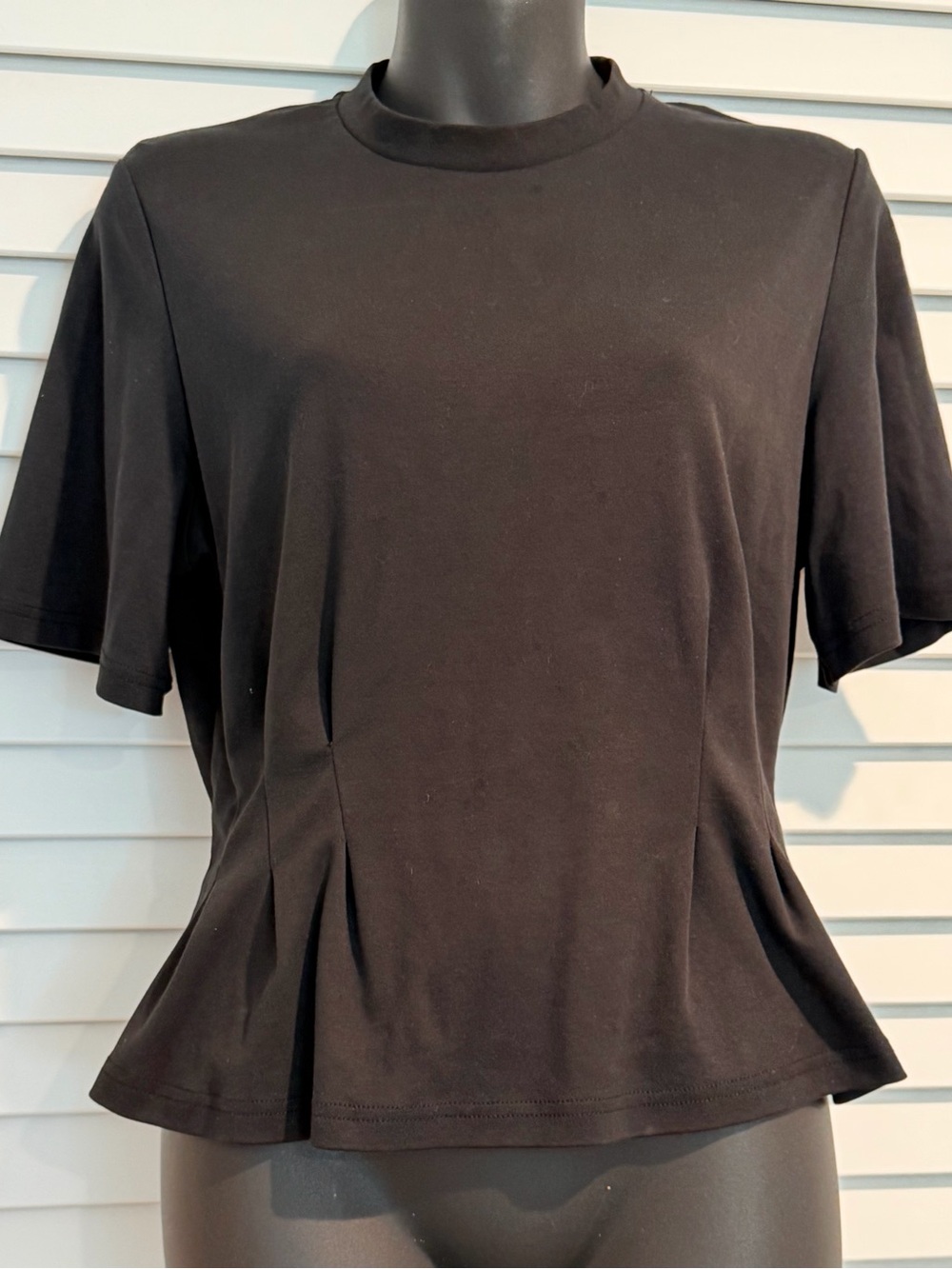 OGL Black Peplum Tee
